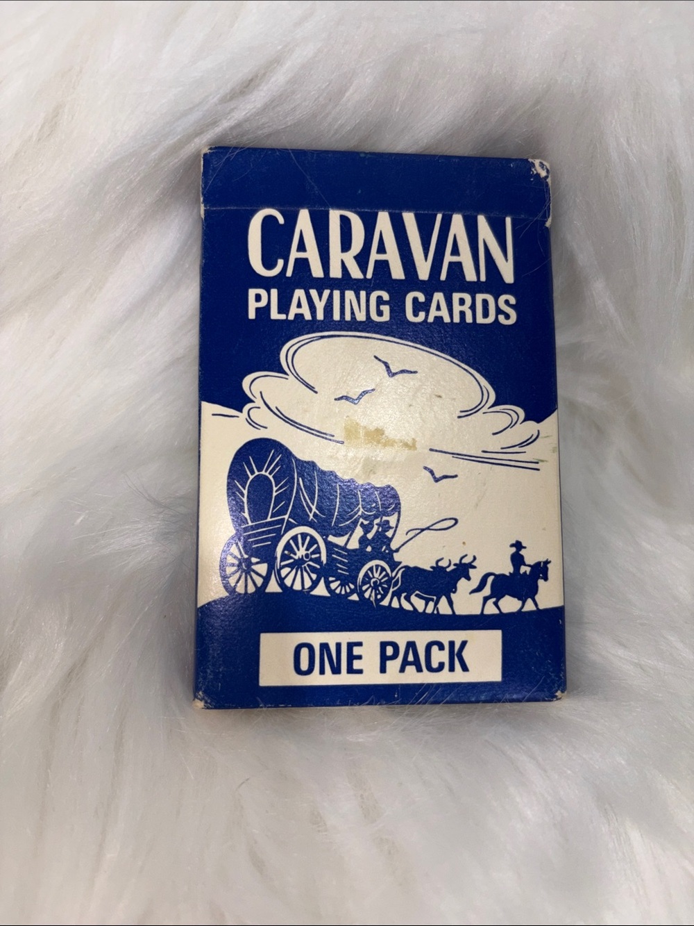 Vintage Caravan Playing Cards - Blue One Pack